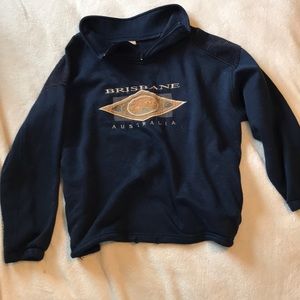 dark blue brisbane australia vintage sweatshirt